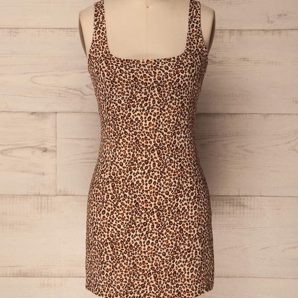 NWOT Skylar + Madison Leopard Dress - Picture 1 of 1